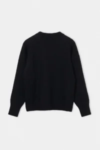 TRENDYOLMİLLA Wardrobe Essentials Black Woolly Premium Thread Basic Wide Pattern Knitwear Sweater | - Image 9