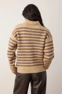 TRENDYOLMİLLA Wardrobe Essentials Camel*001 Woolly Basic Wide Pattern Special Thread Knitwear Sweater | - Image 4