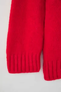 TRENDYOLMİLLA Wardrobe Essentials Red Soft textured Wide Pattern Basic Knitwear Sweater | - Image 6