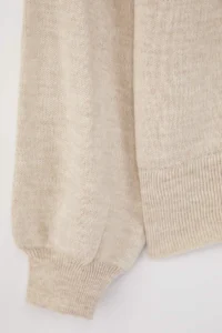 TRENDYOLMİLLA Stone Wide Pattern Zippered Knitwear Sweater - Image 7