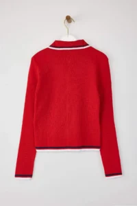 TRENDYOLMİLLA Brown-Red 2 Sets Basic Short/Crop 2 Sets Paket Knitwear Cardigan-Sweater - Image 11