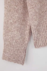 TRENDYOLMİLLA Wardrobe Essentials Mink Wool Blended Shaggy Premium Thread Wide Pattern Knitwear Sweater | - Image 7
