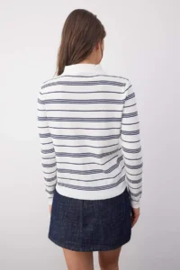 TRENDYOLMİLLA Wardrobe Essentials Ecru Premium Thread Knitwear Sweater | - Image 4