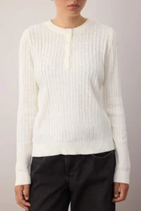 TRENDYOLMİLLA Black-Ecru*001 Crew Neck 2 Sets Knitwear Sweater - Image 3
