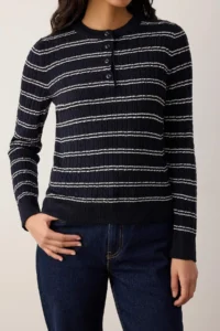 TRENDYOLMİLLA NAVY BLUE-Stone Crew Neck 2 Sets Knitwear Sweater - Image 4