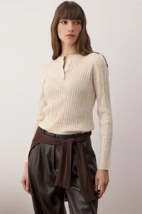 TRENDYOLMİLLA NAVY BLUE-Stone Crew Neck 2 Sets Knitwear Sweater - Image 7