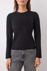 TRENDYOLMİLLA Ecru-Black Crew Neck 2 Sets Paket Knitwear Sweater - Image 6