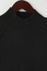 TRENDYOLMİLLA Black Soft textured Wide Pattern Knitwear Sweater - Image 6