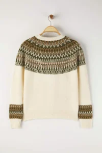 TRENDYOLMİLLA Stone Soft textured Ethnic Patterned Knitwear Sweater - Image 7