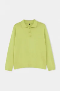 TRENDYOLMİLLA Lime Wardrobe Essentials Special Thread Wide Pattern Knitwear Sweater - Image 6
