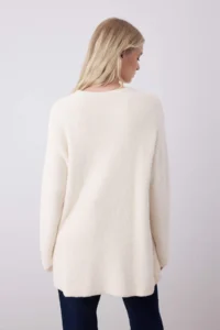 TRENDYOLMİLLA Stone Wide Pattern Soft textured Knitwear Sweater - Image 4