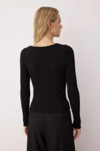 TRENDYOLMİLLA Black Premium Thread/Special Thread Knitwear Sweater - Image 4