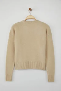 TRENDYOLMİLLA Stone Woolly Soft textured slit Knitwear Sweater - Image 7