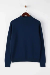 TRENDYOLMİLLA NAVY BLUE-Stone NAVY BLUE-Ecru Basic 2 Sets Paket Knitwear Sweater  Knitwear Sweater - Image 11
