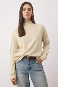 TRENDYOLMİLLA Stone-Brown Basic 2 Sets Paket Knitwear Sweater - Image 2