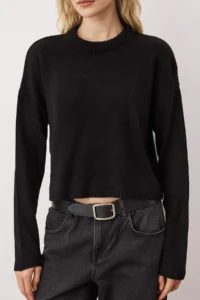 TRENDYOLMİLLA Ecru-Black 2 Sets Basic Paketli Knitwear Sweater - Image 6
