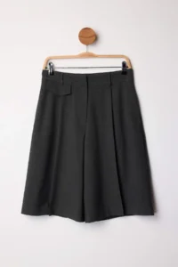 TRENDYOLMİLLA Anthracite Melange LONG Material Shorts & Bermuda - Image 14