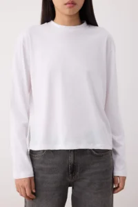 TRENDYOLMİLLA Black-WHITE 2 Sets Paket 100% Cotton Regular Pattern Long Sleeve High Neck Knitting T-Shirt - Image 18