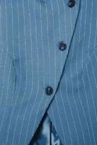 TRENDYOLMİLLA NAVY BLUE Striped Vest PantolonDokuma Bottom - Top Set - Image 17