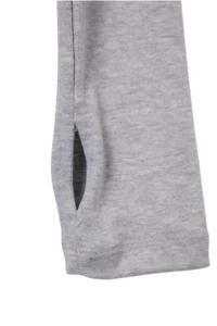 TRENDYOLMİLLA Gray Melange Fitted Hooded flared leg Flexible Knitting Bottom - Top Set - Image 7
