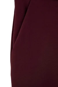 TRENDYOLMİLLA Plum Button Detailed Sleeveless Vest Pants Weaving Bottom - Top Set - Image 5