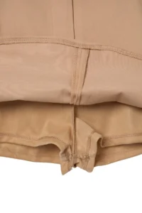 TRENDYOLMİLLA Beige Kravat Arched Mini Shorts Skirt - Image 3