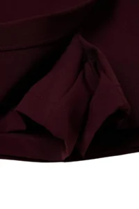 TRENDYOLMİLLA petite Burgundy Mini Shorts Skirt - Image 6