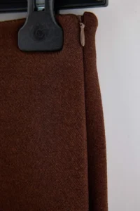 TRENDYOLMİLLA Brown Belt Detailed Knitting Skirt - Image 7