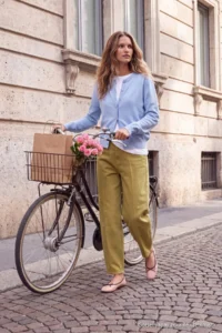 TRENDYOLMİLLA Wardrobe Essentials Tan 100% Cotton High Waist barrel jeans
