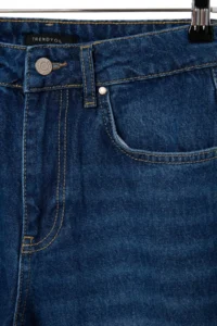 TRENDYOLMİLLA petite BLUE Straight/Plain Cut High Waist jeans - Image 6