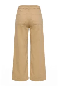 TRENDYOLMİLLA petite Beige High Waist Stitching Detailed Wide Leg jeans - Image 7