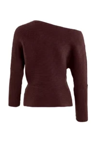 TRENDYOLMİLLA Plum Soft textured Fitted/Bluzan Knitwear Sweater - Image 7