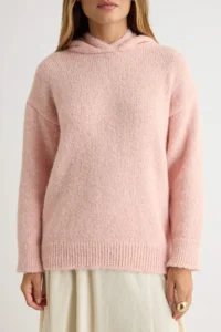 TRENDYOLMİLLA Powder PINK Moheir Look Soft textured Knitwear Sweater - Image 3