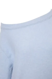 TRENDYOLMİLLA Wardrobe Essentials Light BLUE Soft textured Boat Neck Knitwear Sweater - Image 6