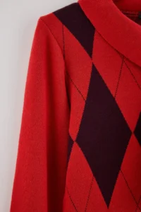 TRENDYOLMİLLA Red Collar Ucu Binding Detailed Knitwear Sweater - Image 7