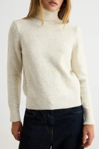 TRENDYOLMİLLA Stone Pul sequined High Neck Knitwear Sweater - Image 4