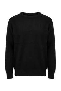 TRENDYOLMİLLA Black Basic Crew Neck Knitwear Sweater - Image 5