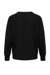 TRENDYOLMİLLA Black Basic Crew Neck Knitwear Sweater - Image 7