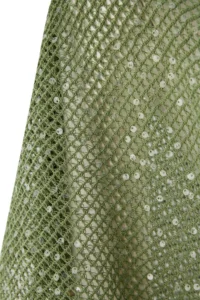 TRENDYOLMİLLA Green Pul Sequin embroidered Knitwear Sweater - Image 8