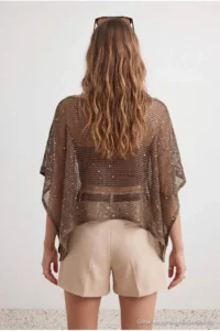 TRENDYOLMİLLA Mink Pul Sequin embroidered Knitwear Sweater - Image 2