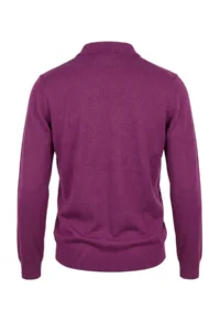 TRENDYOLMİLLA Purple Polo Shirt Collar Premium Thread/Special Thread Knitwear Sweater - Image 7