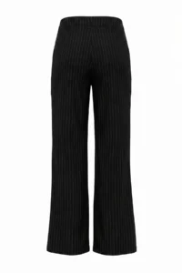 TRENDYOLMİLLA Anthracite Binding Detailed Low Waist Wide Leg Pants - Image 3