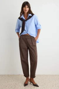 TRENDYOLMİLLA Brown Pants - Image 2