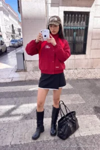 TRENDYOLMİLLA Black Biye Detailed Double breasted Shorts Skirt Shorts & Bermuda - Image 2