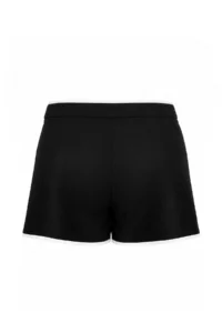 TRENDYOLMİLLA Black Biye Detailed Double breasted Shorts Skirt Shorts & Bermuda - Image 8