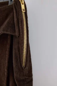 TRENDYOLMİLLA Brown Velvet Mini Shorts Skirt - Image 7