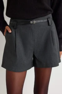 TRENDYOLMİLLA Anthracite Arched Shorts & Bermuda - Image 3