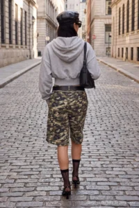 TRENDYOLMİLLA Multicolored Diz Six Length Camo pattern Knitting Shorts & Bermuda - Image 5