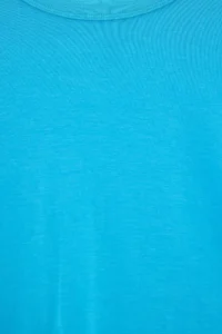 TRENDYOLMİLLA Turquoise Fitted Long Sleeve Viskonlu Flexible Crop Knitting T-Shirt  Knitting T-Shirt - Image 2