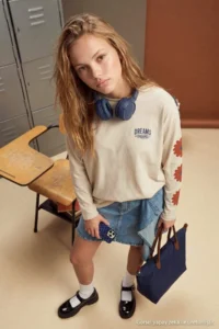 TRENDYOLMİLLA Stone Tok 100% Cotton Front and Sleeve Printed Oversized/Wide Cut Knitting T-Shirt